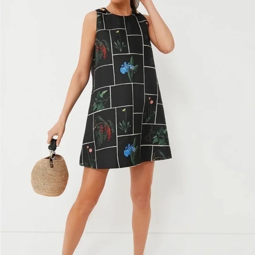 NWT Tuckernuck Black Fresher Buds Woven Grace Dress Medium
